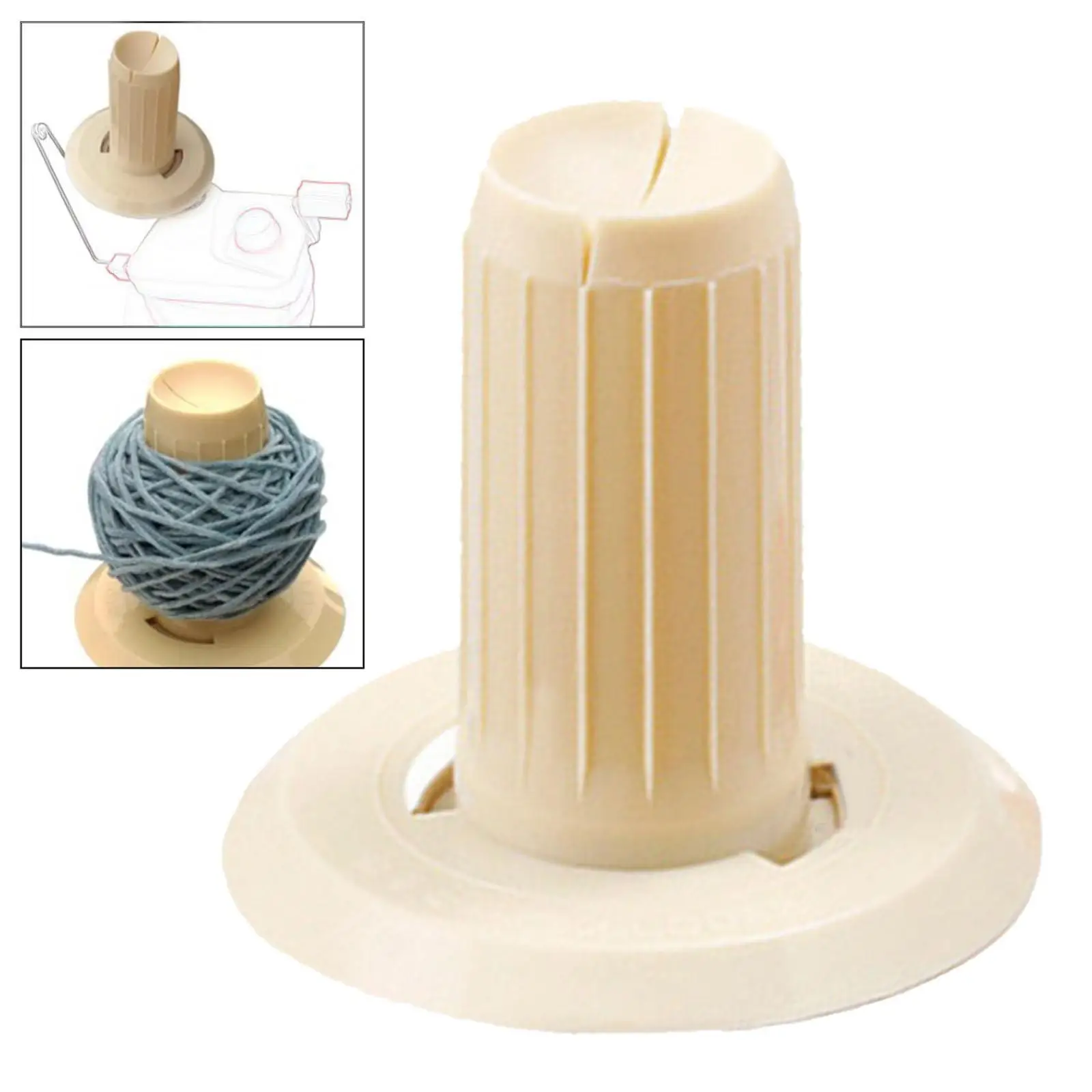 Sewing Yarn Ball Winder Part Sewing Thread Base Craft Winding Head Replacement for Knitting Embroidery Crochet Gift Mother's Day