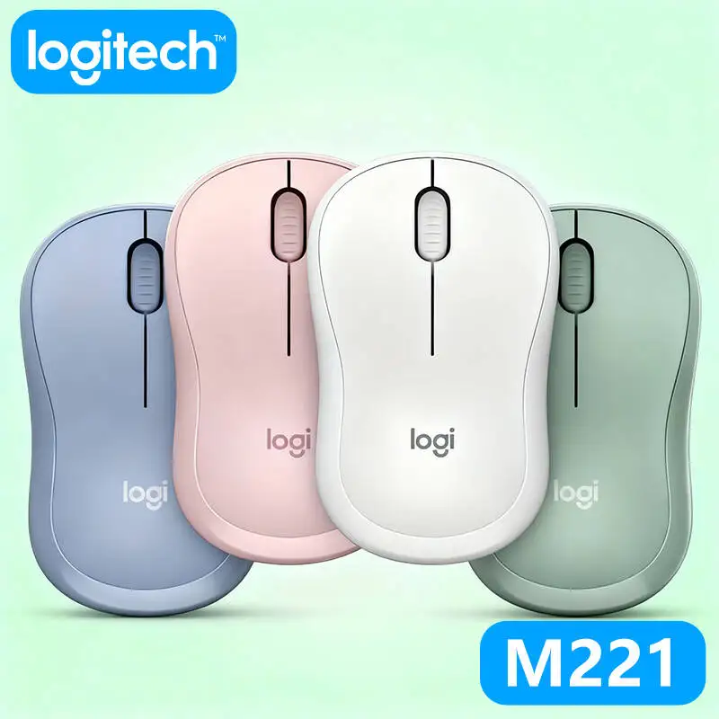 

Logitech M221 Mouse - Wireless, Silent Clicks, 2.4GHz Connection, Precision Tracking, Long-Lasting Battery, Windows/Mac