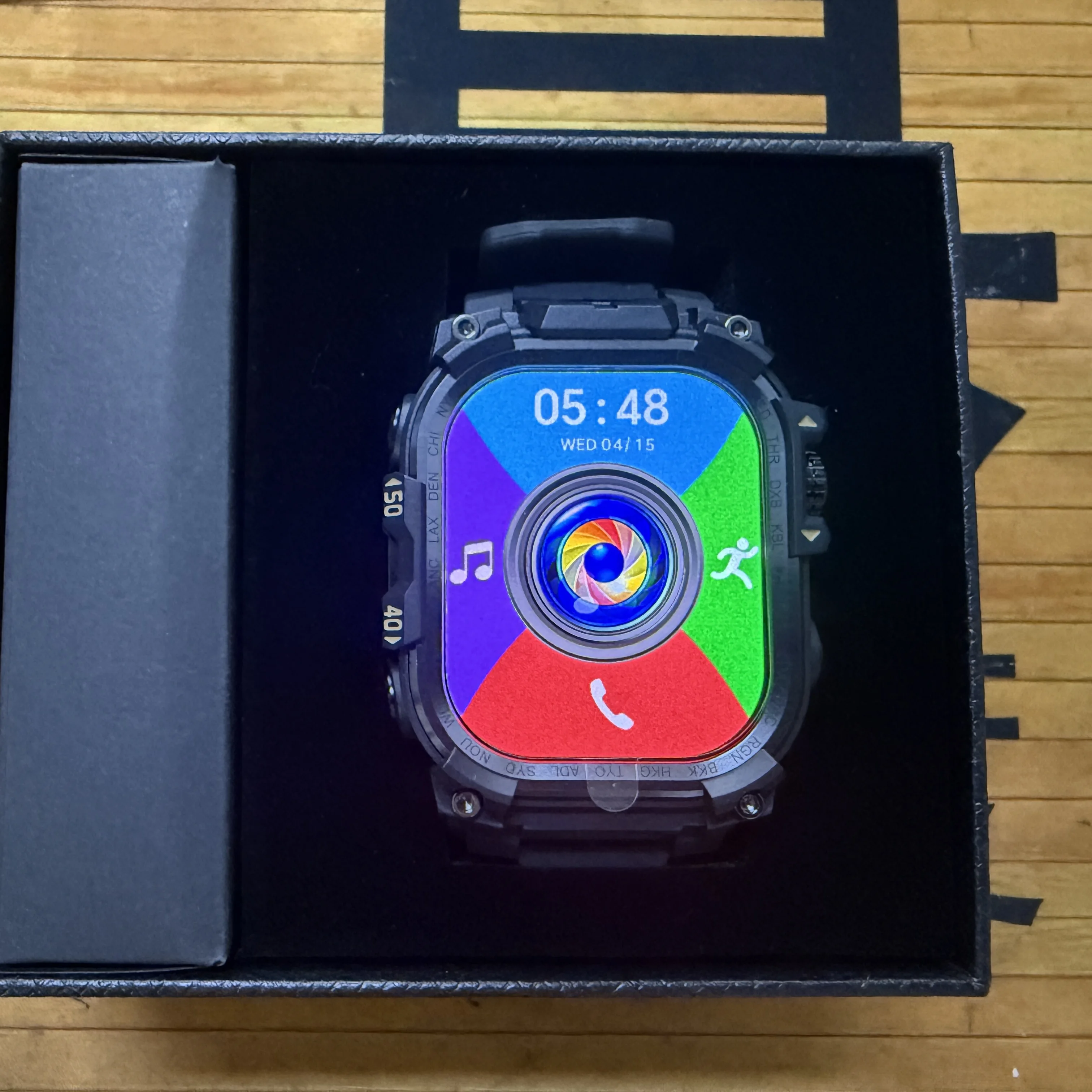 32GB+256G 5G LTE Smartwatch Amoled Larger Screen Android Smart Watch With 8MP Rotating Camera Sim Card Slot GPS WIFI