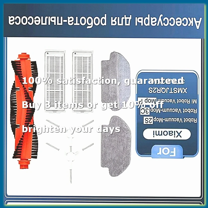 Accessories Kit for Mi Robot Vacuum Mop 2S,XMSTJQR2S, 3C Mi Robot Vacuum Mop Pro STYJ02YM Vacuum Cleaner Parts