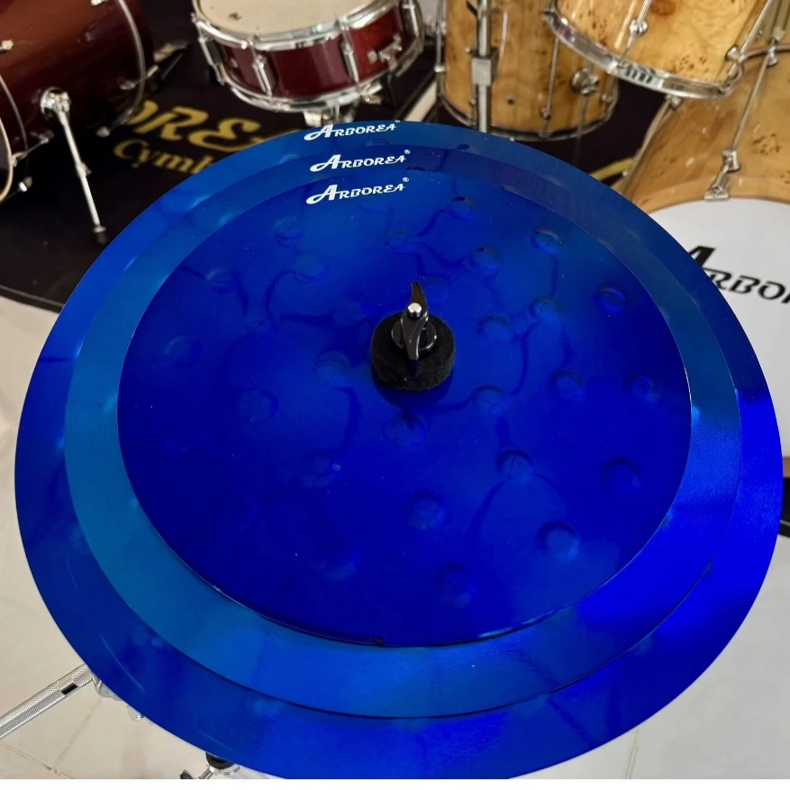 Blue Color Clap Stacks Cymbals Set 11 13 15 inch