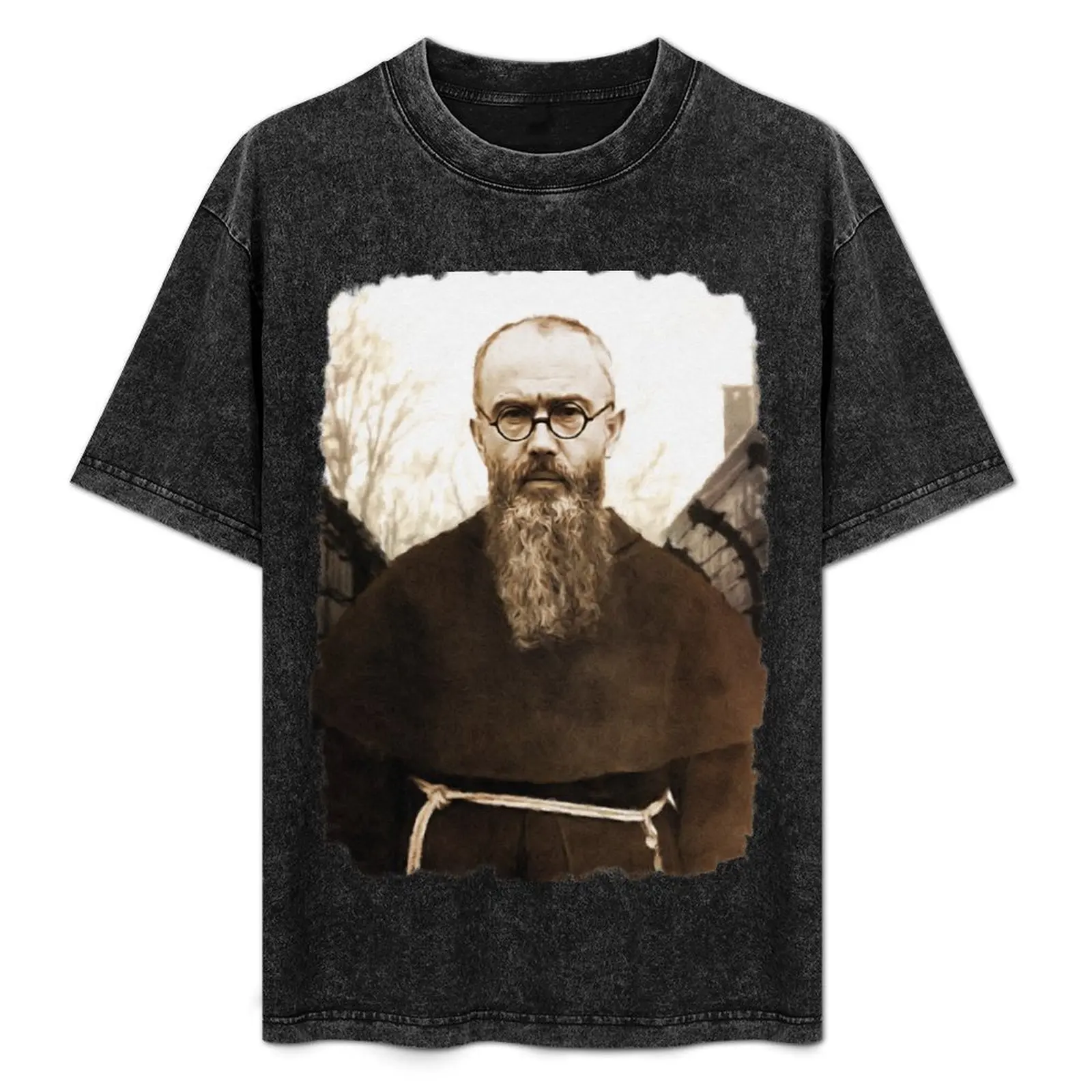 Saint Maximilian Kolbe T-Shirt sweat anime stuff shirts graphic tee shirts men