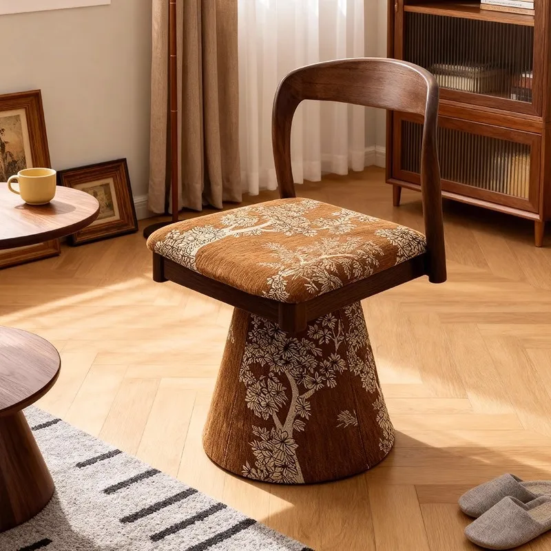 Makeup stool bedroom dressing room dressing table beauty salon light luxury medieval small chair
