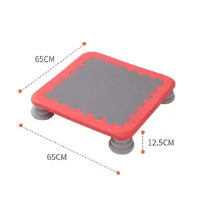 Mini brinquedo trampolim para crianças, saltando cama, salto exercício, fitness, treinamento, durável 10 principais vendas salto trampolim - №2