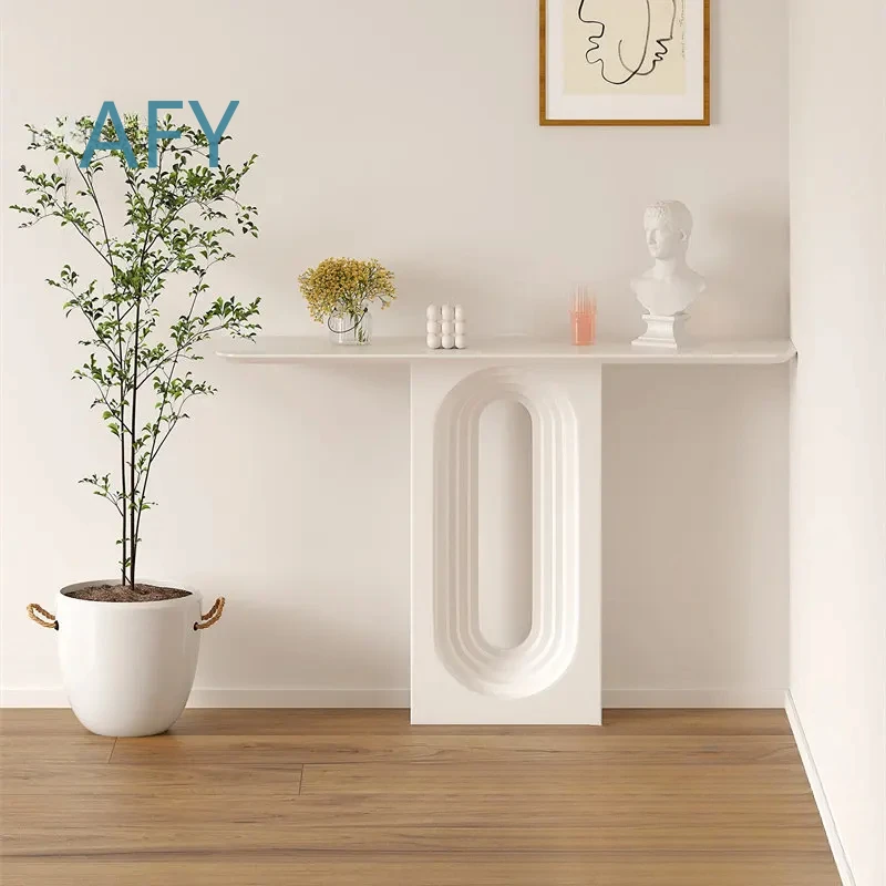 Leisure Style Italian Console Tables for Porch Living Room Hallway Home Furniture Hall Table Custom Modern Entryway Sofa Side