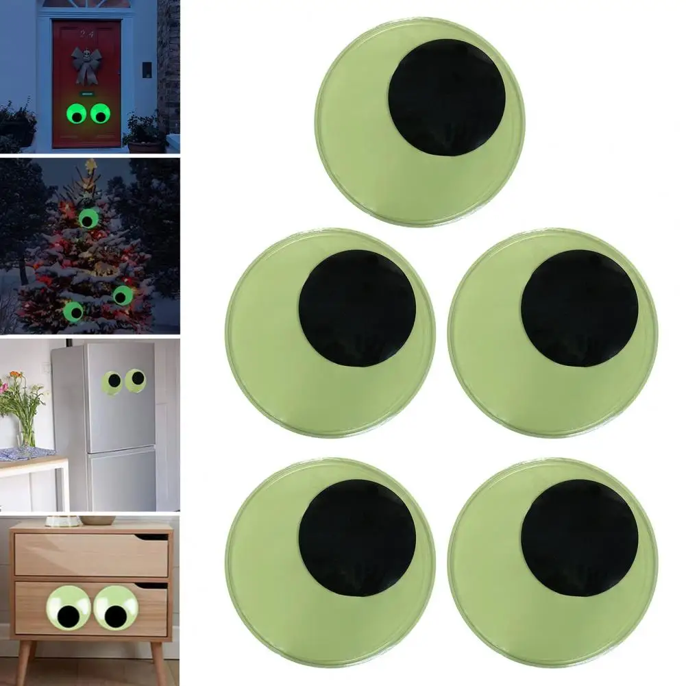 Eye Stickers Cartoon Googly Eyes Glow-in-the-dark Googly Wiggle Eyes Sticker Set for Diy Craft Projects 5/10/15cm Multi Sizes