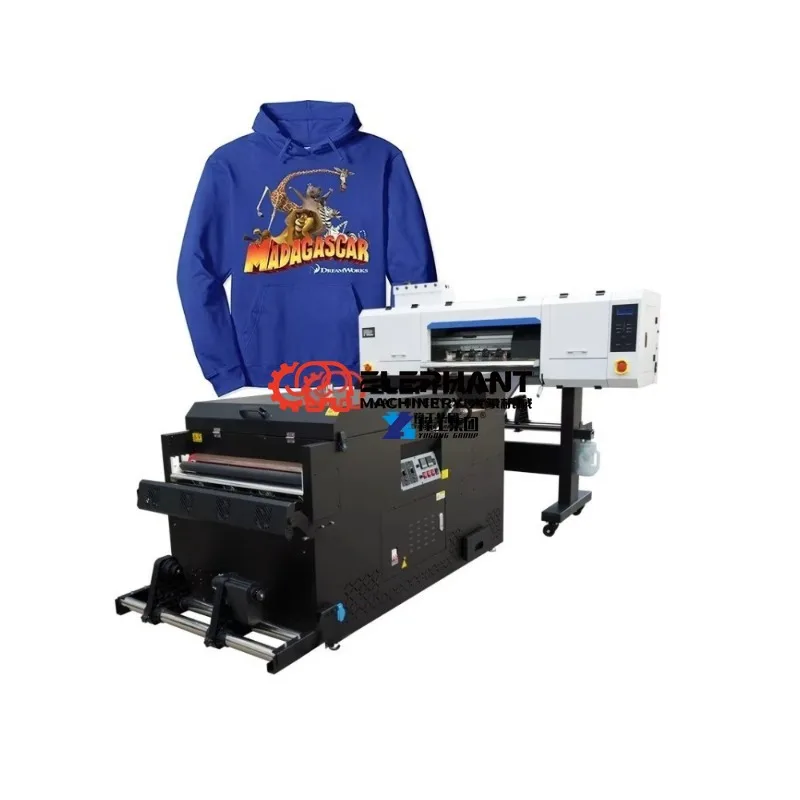 Hot Sale 4 Head  Digital Printer Dtf  T Shirt Printing Machine 60cm Eps I3200 Dtf Printer Supplier