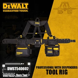 DEWALT DWST540602 Professional Tool Rig With Suspenders 25 Pockets Heavy Duty Construction Power Tool Accessories