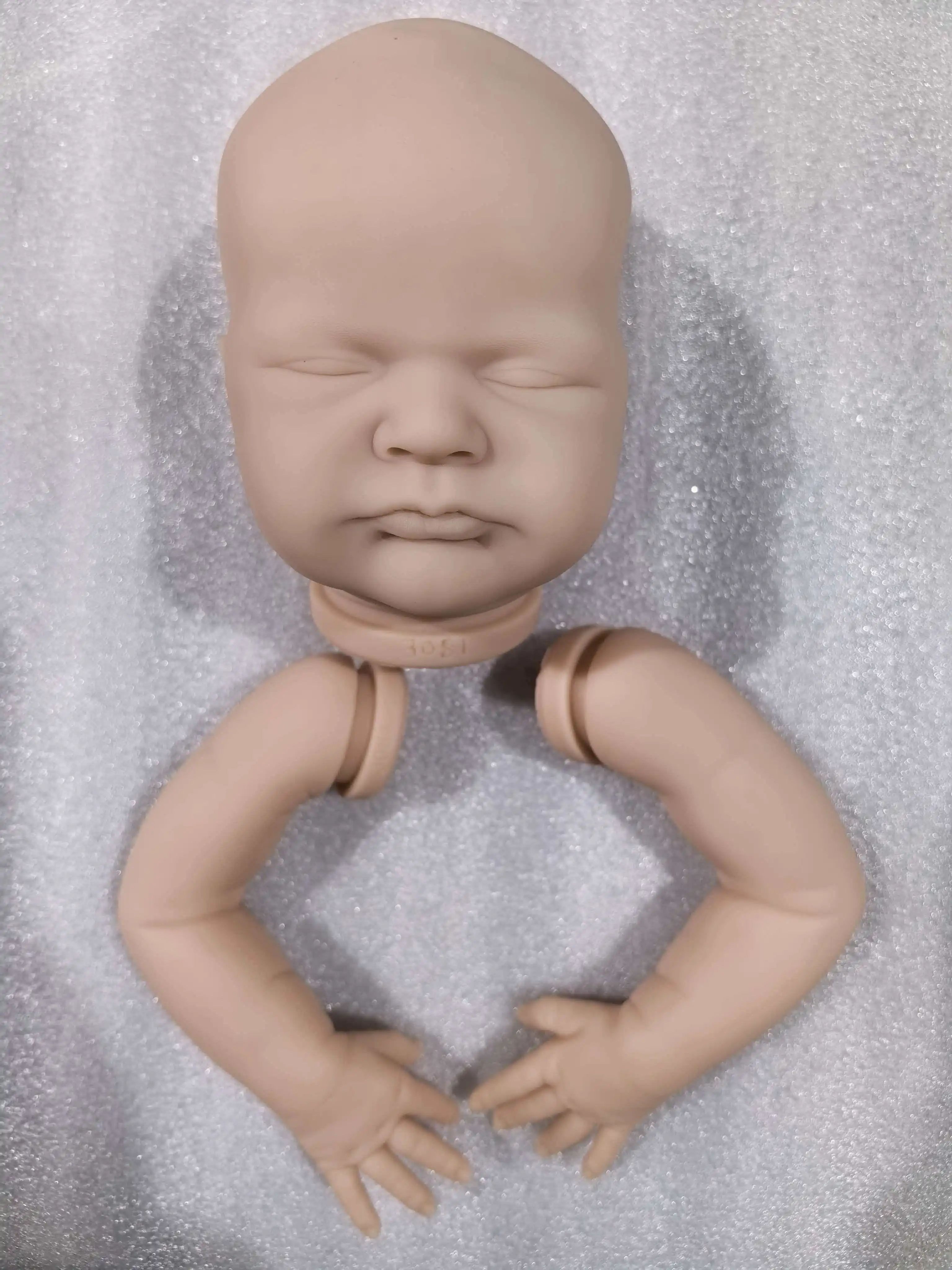 19 Inch NPK Reborn Doll Kit Max Limited Edition - Lifelike Soft Touch French Coloring with Cloth Body for Collectors - view 3
