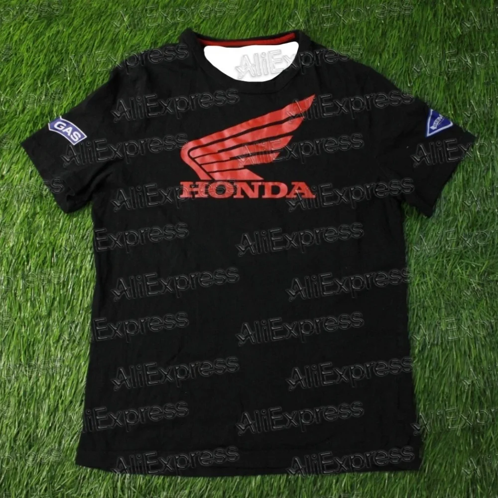

Мужские и женские футболки Honda 2025 года, летняя модная рубашка с короткими рукавами и локомотивом для мотоциклистов, модная культурная рубашка