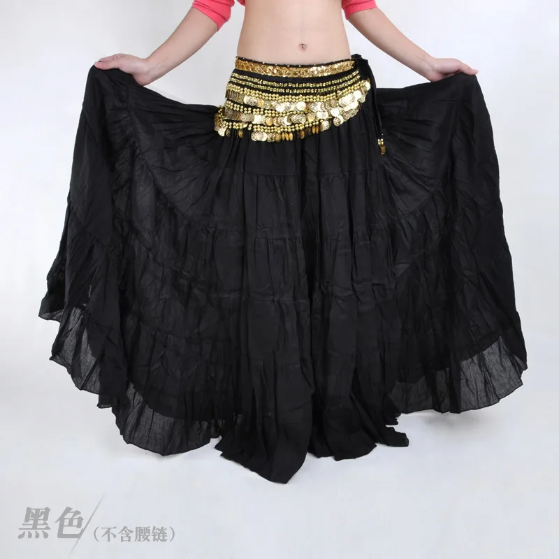 Mode chaude Tribal bohême jupe longue 8m balançoire gitane jupes femmes danse du ventre salle de bal Costume cercle complet robe