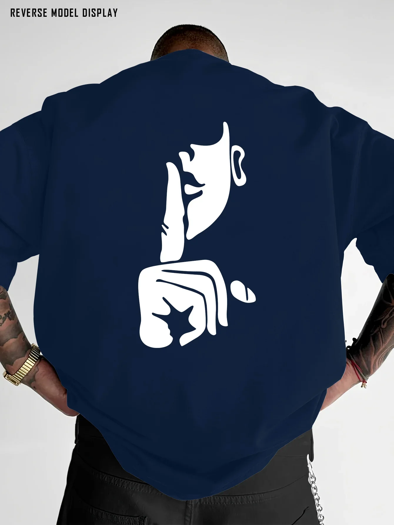 Men's 100% Cotton Summer Streetwear T-shirt Minimalist 