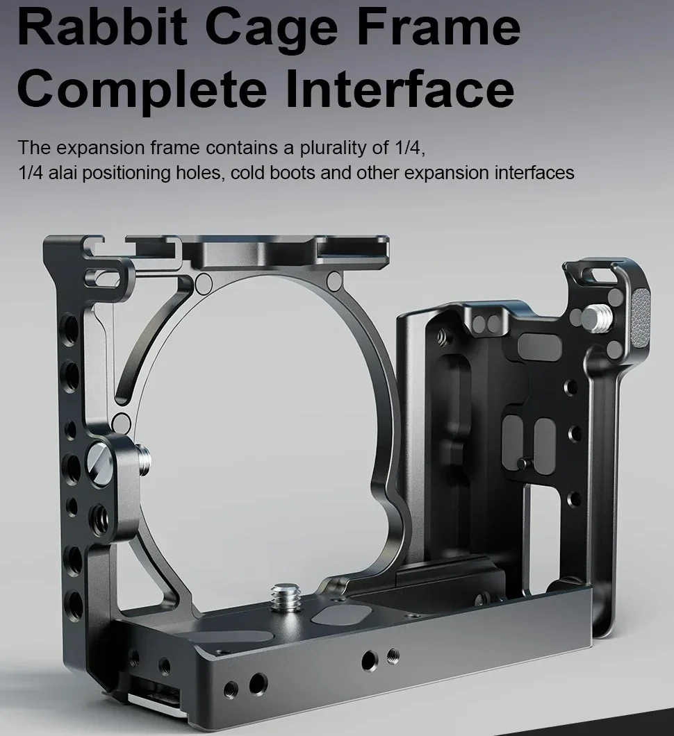 YANZUO camera Cage MetalCage For Sigma FP FPL camera (Black/Titanium)