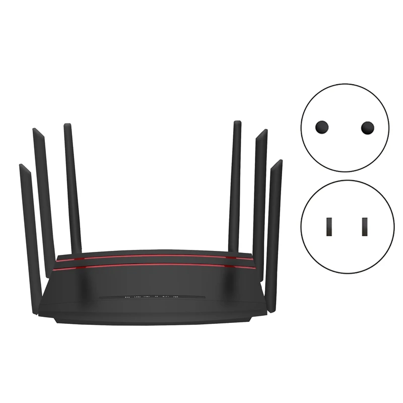 

1200M Wireless Router Gigabit 4G Wifi Router Dual Band 2.4&5.8GHZ 1 WAN+4 LAN Port For Home Office