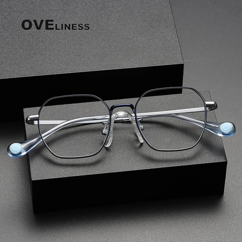 

Korea Style Round Pure Titanium children Glasses Frame Kid Fashion Vintage Ultralight Eyeglasses Spectacles Frame