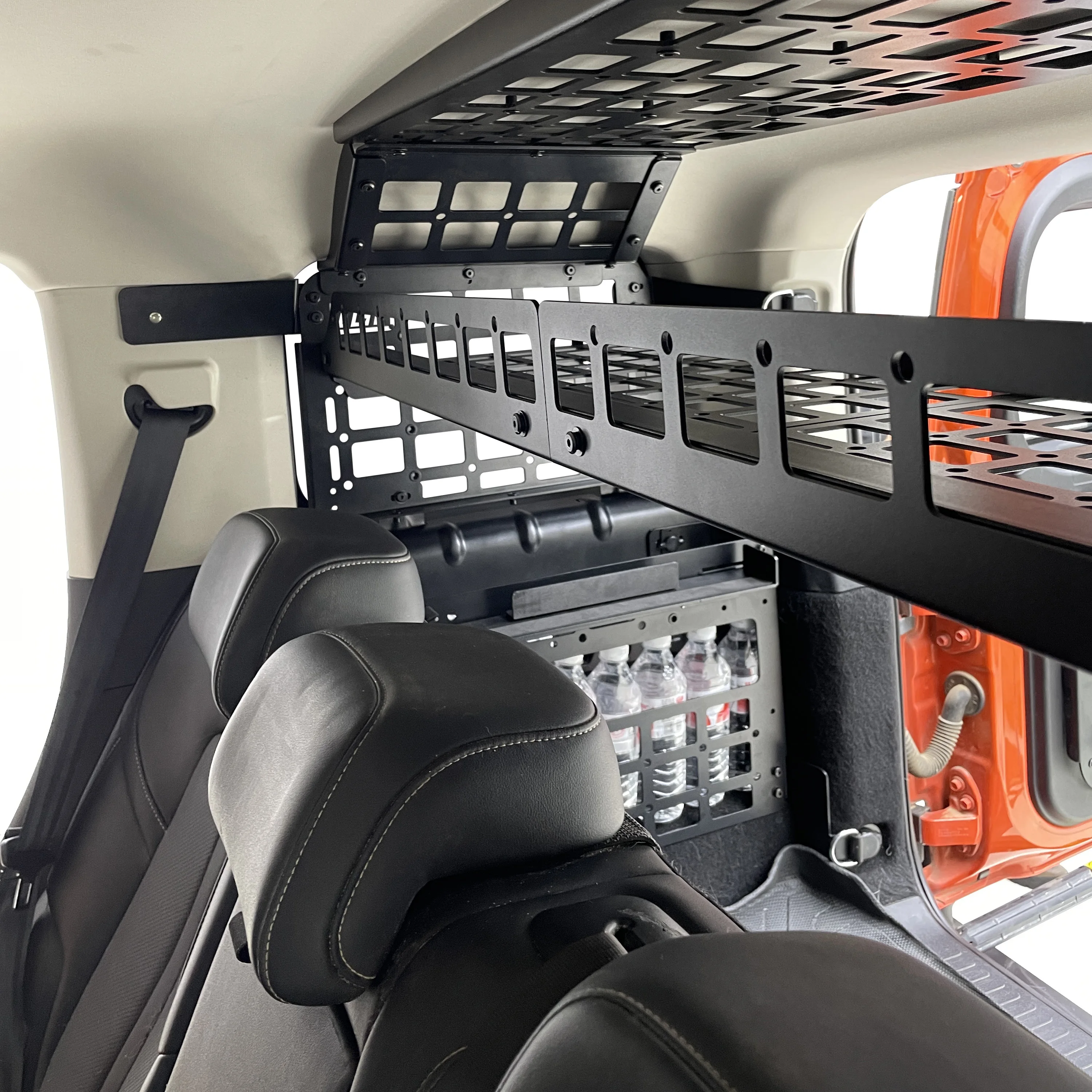 For GWM Tank 300 2025 2.4L Turbo Diesel Camping Debris Modular Shelf Organizer Luggage Storage MOLLE Panel Rear Trunk Alumunim