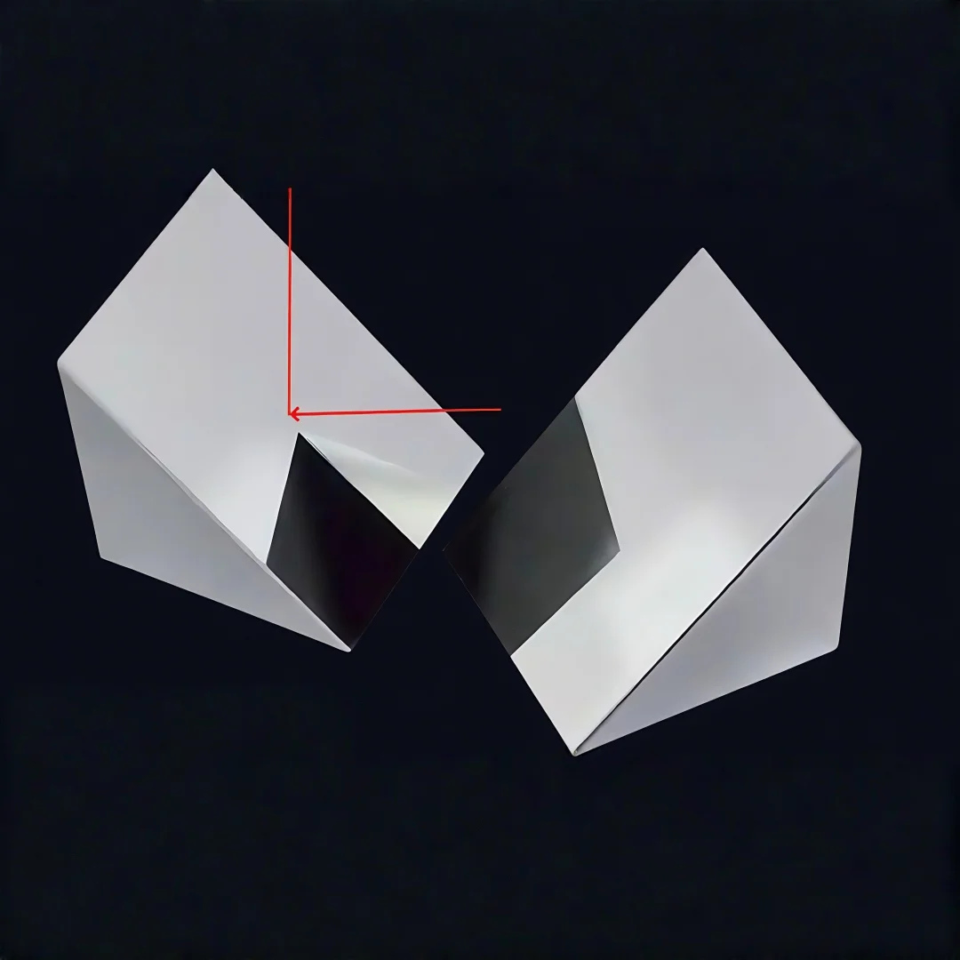 Right-Angle Total Reflection Prism Aluminum-Coated Inclined Plane External Refl…
