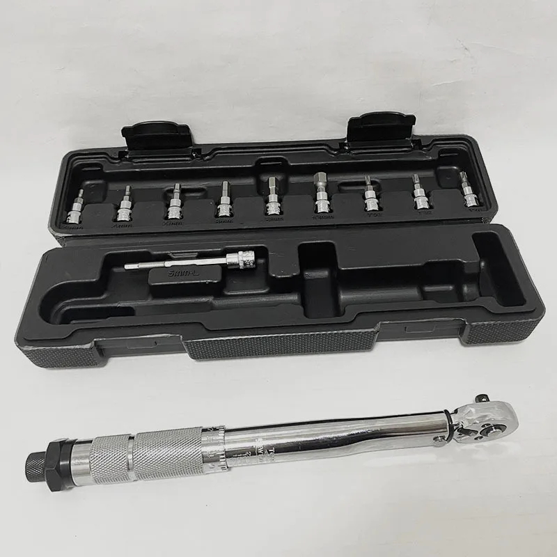 

1/4 preset torque wrench 11-piece set, quick release ratchet wrench, maintenance adjustable torque wrench