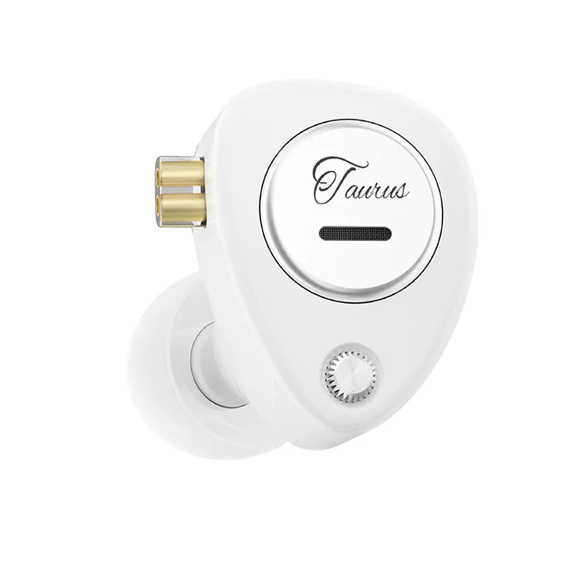 Taurus HiFi In Ear Earphones two 8mm dynamic drivers with 2Pin Gold-Plated Detachable Design KZ Gaming Headphones Stereo Earbud