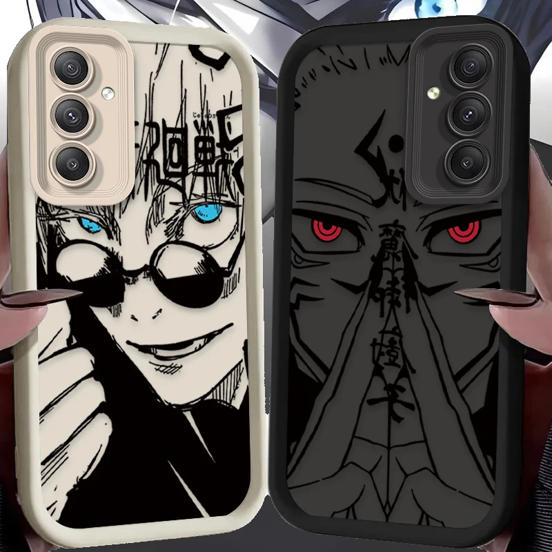 Jujutsu Kaisen Soft Phone Case for Samsung Galaxy A55 A35 A25 A15 A05 A05S 5G A24 A13 A23 A12 A22 A32 A52 A52S A71 A72 A51 4G