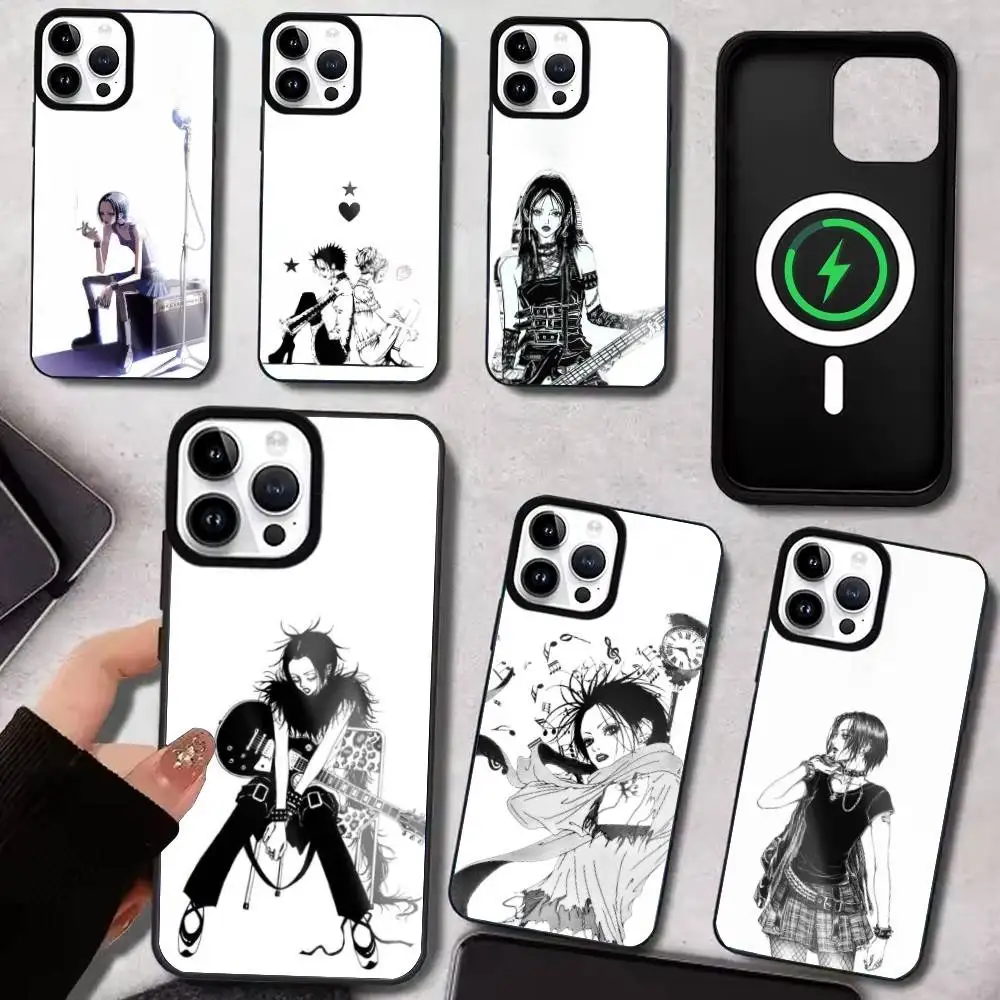 

Anime Cool N-Nana O-Osaki Phone Case For iPhone17,16,15,14,13,12,11 Plus,Pro Max Magnetic For Magsafe Wireless Charging