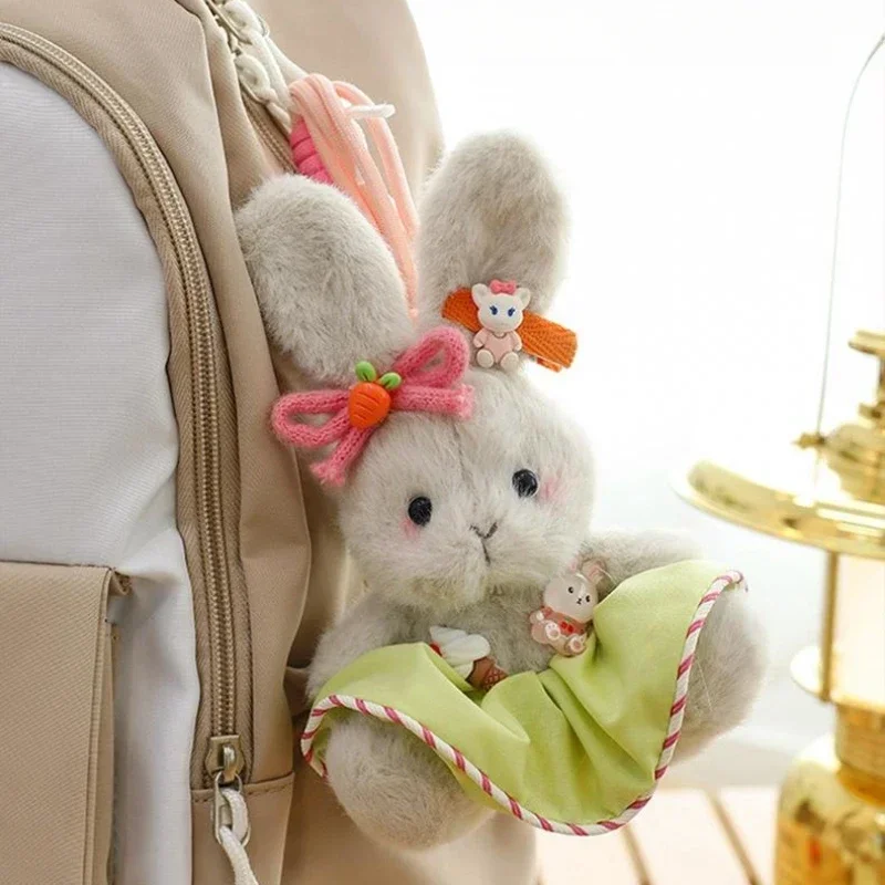 Gorąca Wyprzedaż 13cm Słodki Uroczy Pluszowy Miś Breloczek Królik Modna Biżuteria Brelok Zawieszka do Torebki Prezent Urodzinowy Dekoracja Torebki