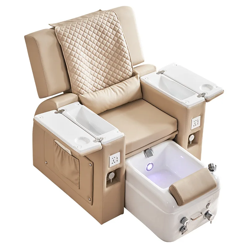 

Nail Sofa Eyelash Shop Multifunctional Electric Massage Foot Bath Chair Reclining Foot Bath Sofa