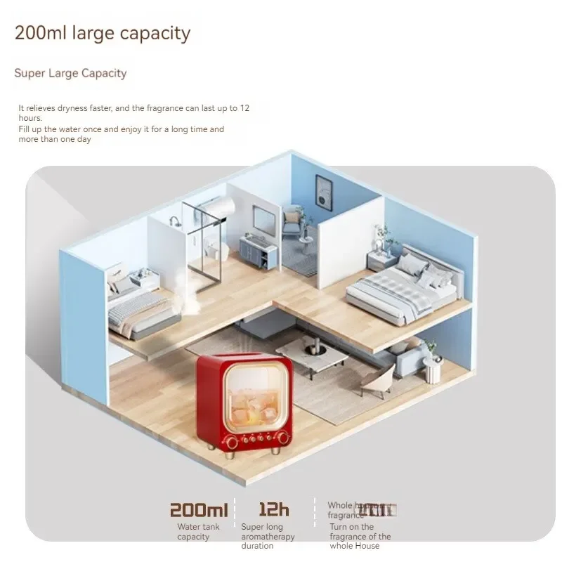 Máquina de aromaterapia Humidificador Altavoz Bluetooth inteligente Difusor de aromaterapia USB para oficina