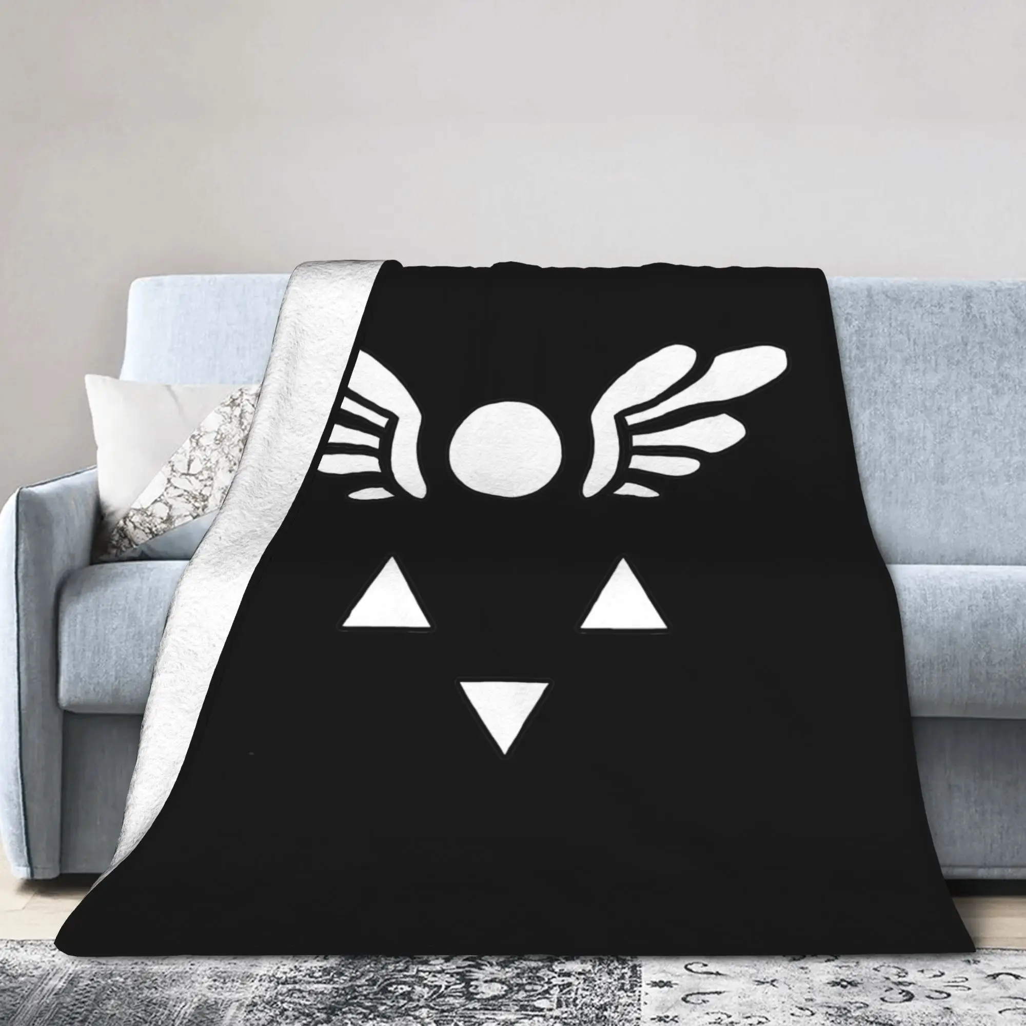 Deltarune Undertale Christmas  Blankets  Plush Vintage Breathable Throw Blanket for Bed Sofa Spring/Autumn