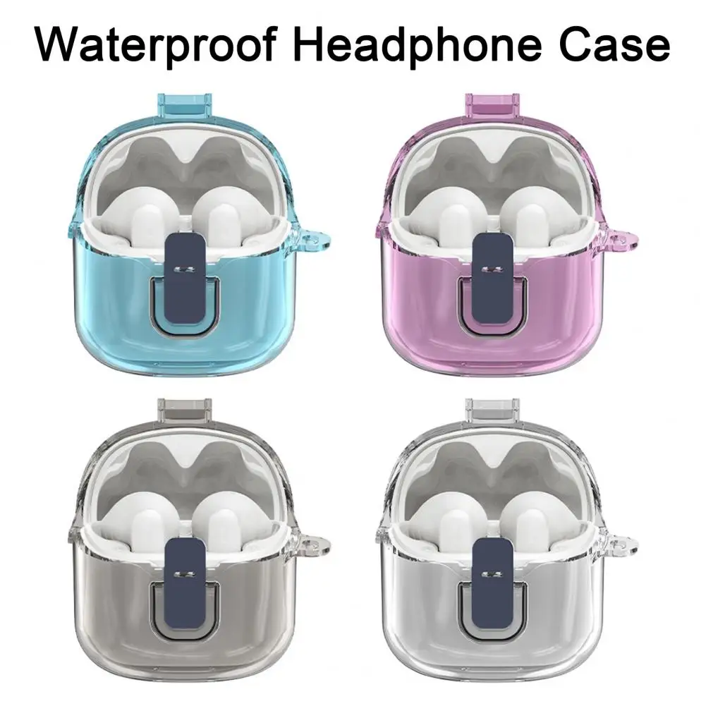 جراب واقي لسماعات Jbl Tune Flex ، جراب سماعة شفافة ، مقاوم للغبار ، مقاوم للماء ، من البولي يوبو