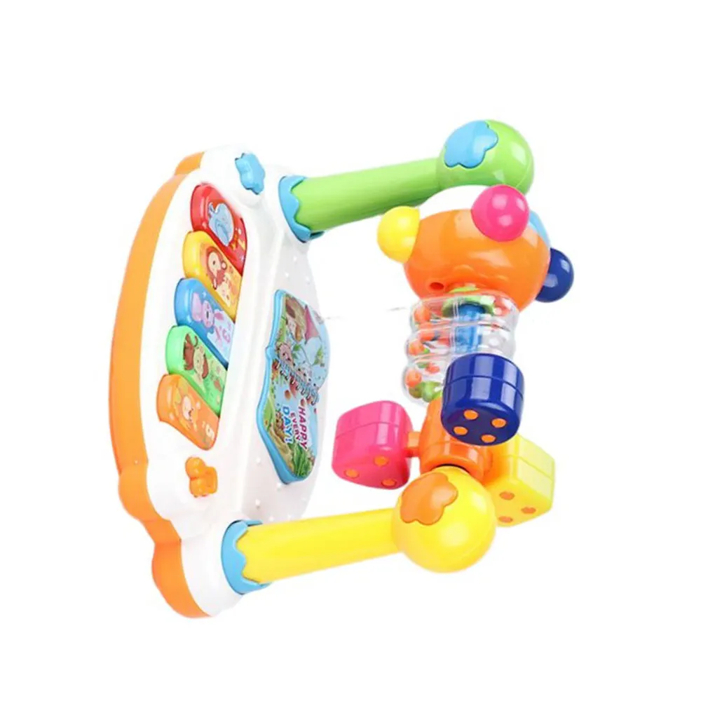 

5 Keys Electronic Children Piano Kids Music Educational Toy Rotating