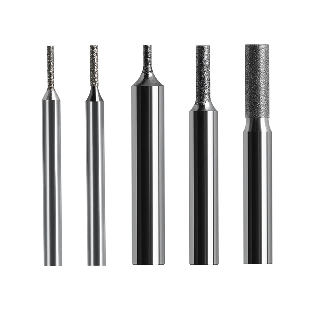 Precision CNC Machining Tool 150# 200# SDC Diamond Alloy Bonded Grinding Rod Inner Hole Grinding Head Customizable