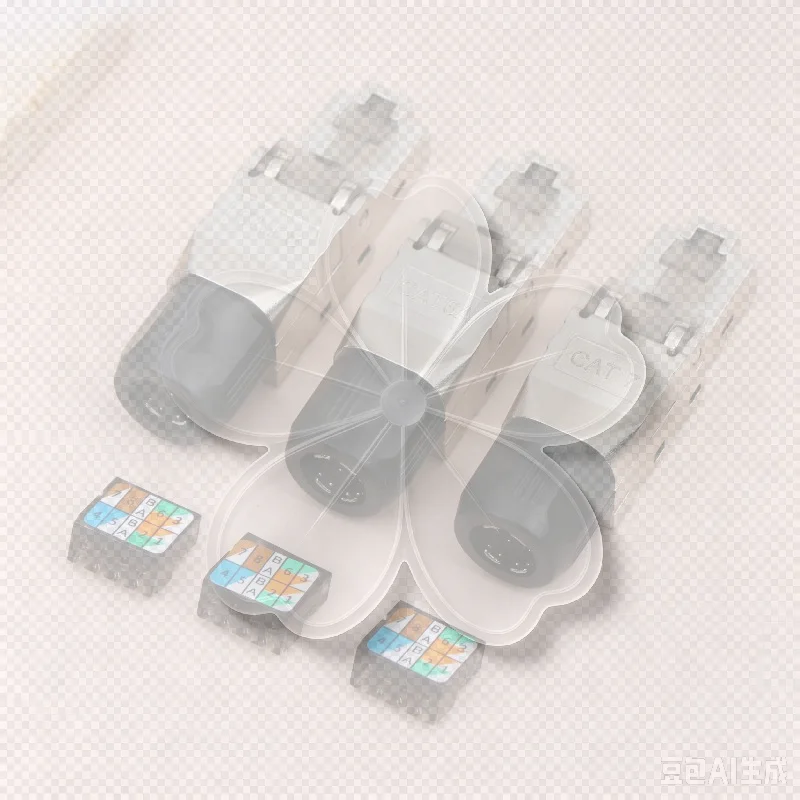 1Pc RJ45 Cat8 Cat7 Cat6A Connector Shielded Toolless Modular Termination Plug 2000MHz 40G LAN Cable For 22AWG-24AWG