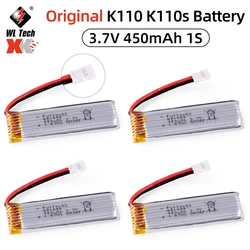 Original Wltoys K110 K110s v977 Battery 3.7V 450mAh Lipo With ph2.54 Plug For XK V930 Helicopter RC Parts Accessory