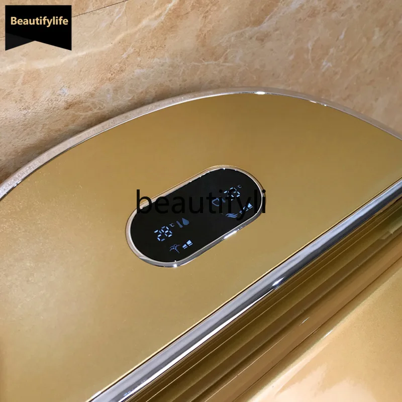 

B567 Золотой умный унитаз Цвет золото Автоматический унитаз Импульс для женской стирки с постоянной температурой Прочный титановый унитаз