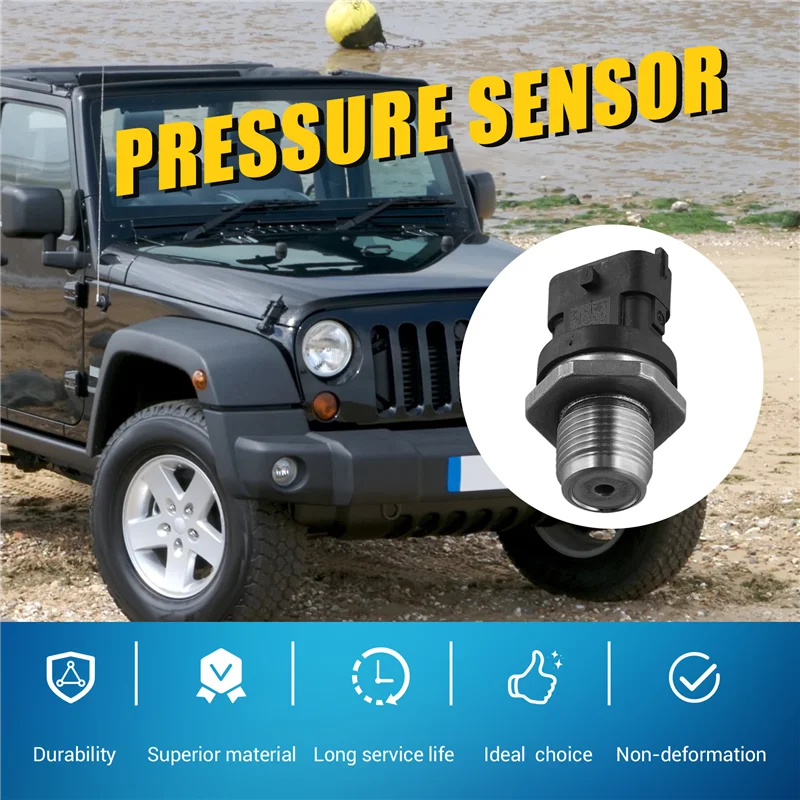 

68092292AA Fuel Rail High Pressure Sensor Common Rail Pressure Sensor For JEEP WRANGLER JK LIBERTY 0281006160
