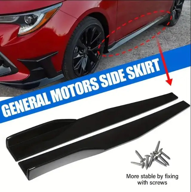 

2PCS General Motors Blade Side Shovel Automotive Modification General Motors Side Skirt Automobiles And Spare Parts