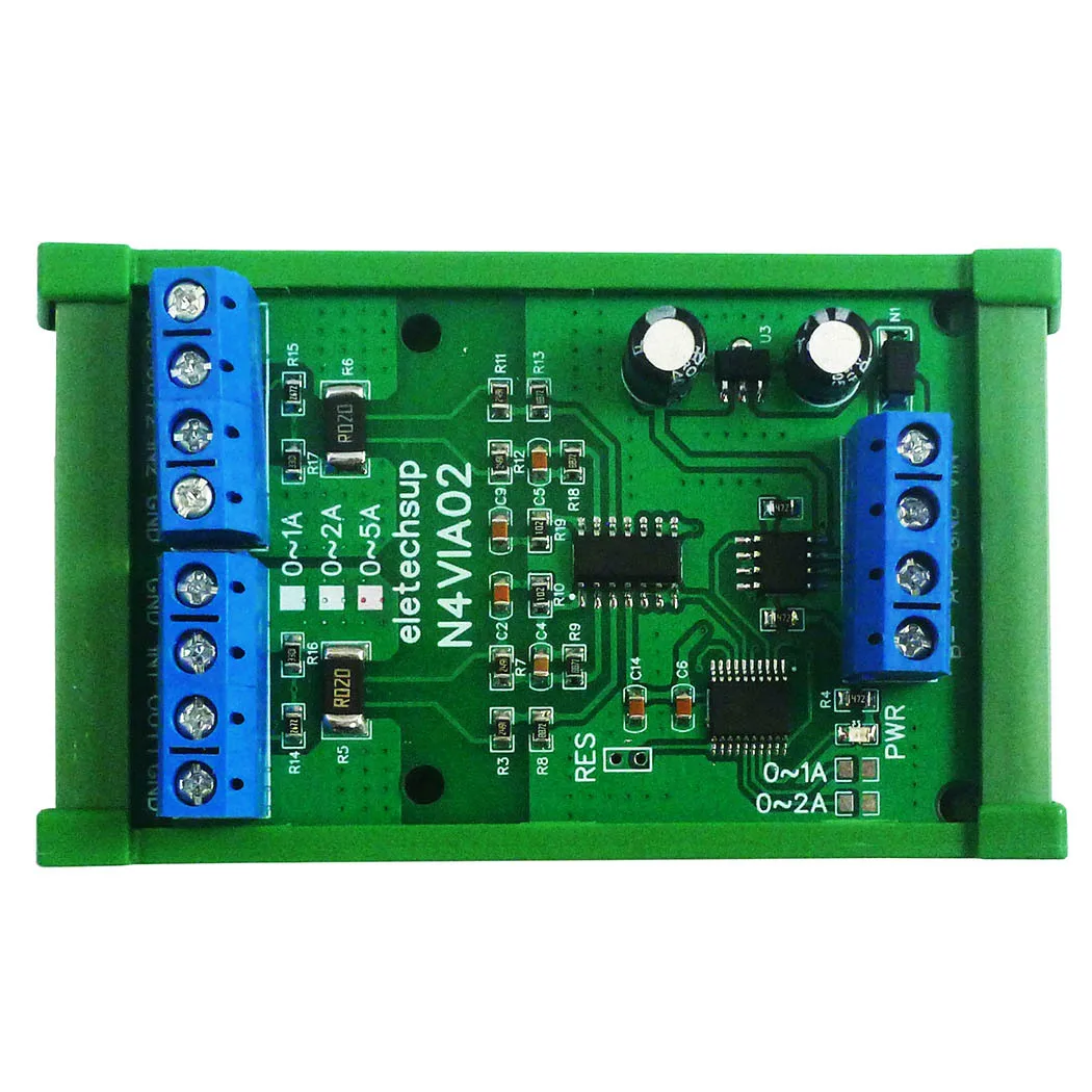 3 In 1 RS485 Multifunctional Modbus RTU Ammeter & Voltmeter 0-30V Voltage Signal Measurement 1A 2A 5A Current Collection Module