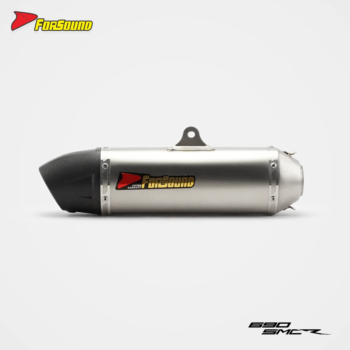 Forsound Factory Wholesale Price Ktm KTM690SMC Titanium Exhaust Valved Muffler with Mid Pipe Resonator