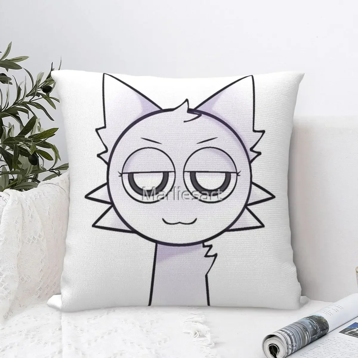 Smug Wenda Sprunki Incredibox Pillow Case Pillow Cover Anime Pillowcases For Pillows