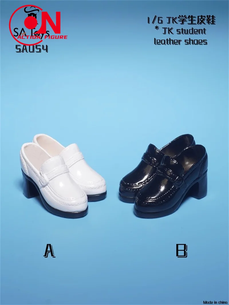 SA Toys SA054 1/6 JK طالب أحذية من الجلد مدرسة فتاة الأحذية نموذج صالح 12 ''أنثى الجندي عمل الشكل الجسم الدمى #2