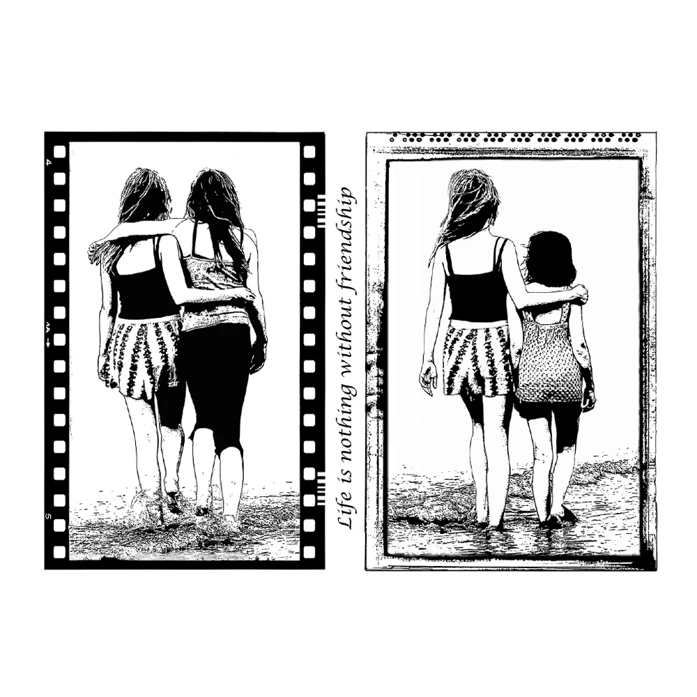 Vintage Lady Friendship Lover 2022 New Retro Clear Stamps For Scrapbooking Paper Making Account Craft Set Card Transparent Seal