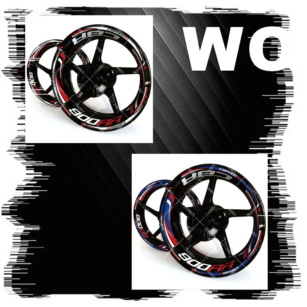 

Pegatina reflectante para rueda CB CBR900RR, juego de calcomanías para llanta de motocicleta con logotipo CBR 900RR