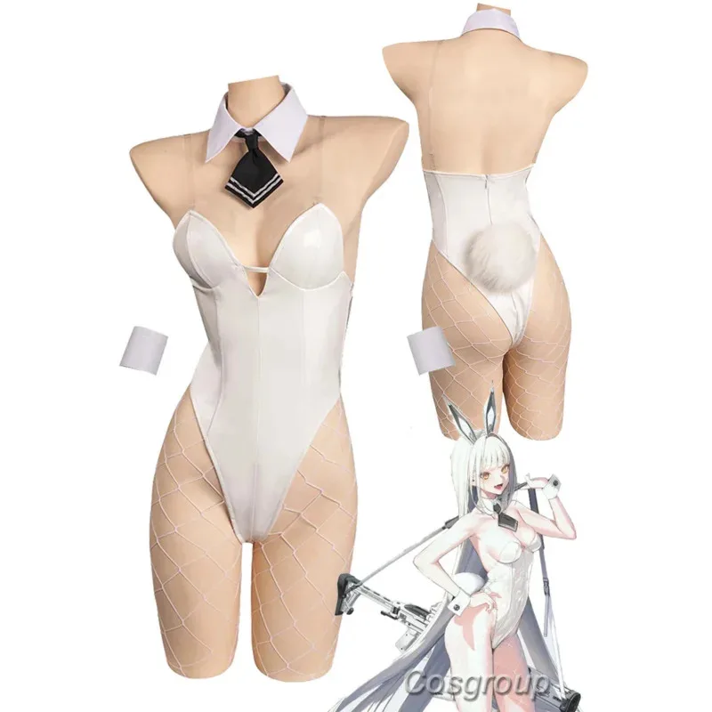 

Белый кролик для девочек, Бланк, косплей, фантазия, игра, Маскировочный костюм богини Победы, сексуальный костюм для взрослых женщин, фэнтези на Хэллоуин