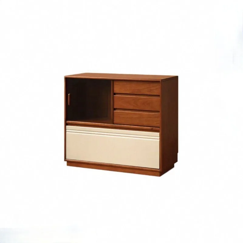 

Multi-layer chest practical locker solid wood chest cabinet living room wall locker household drawer locker