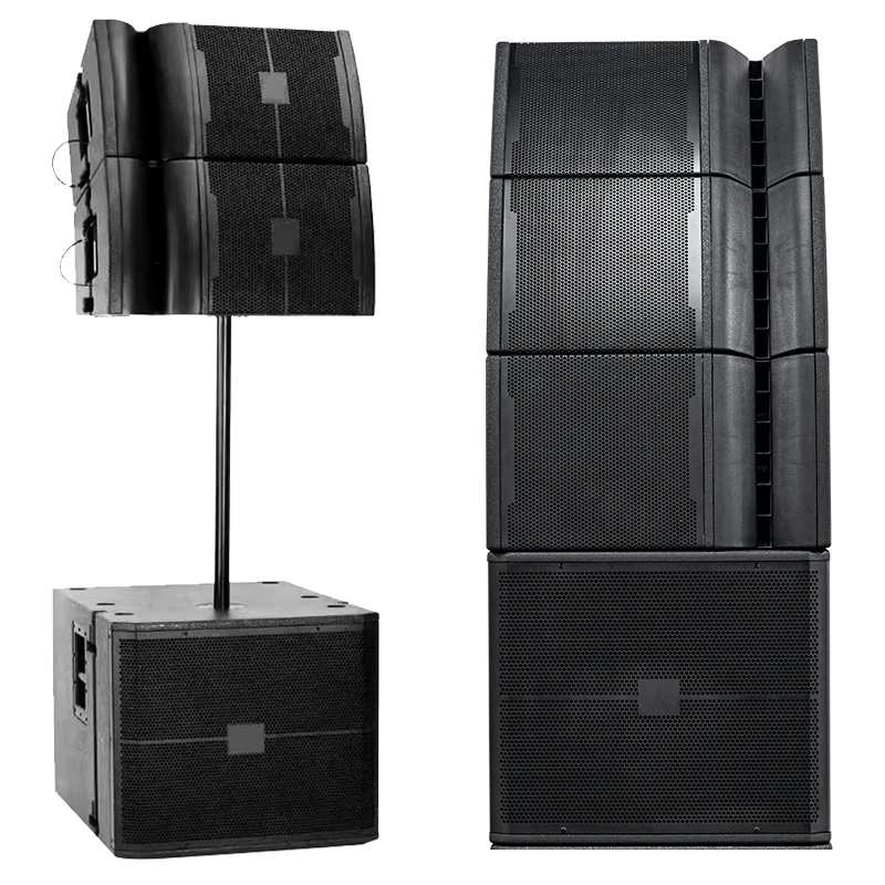 Picture 3: SA12 Wide Range 12 Inch Vertical Line Array Speaker System Set Professional Audio Sound Equipment Amplifiers Line Array Speakers