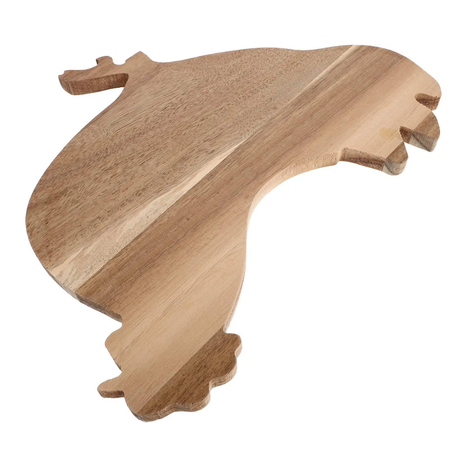 Rooster Shaped Cutting Board Acacia Wood Decorative Wood Platter Easter Serving Tray Wooden Fruit Dessert Plate Holiday Kitchen