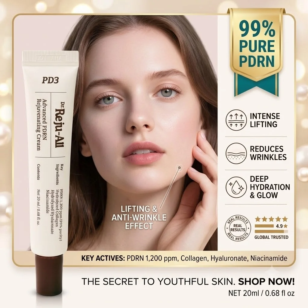 Dr Reju All 20ml Advanced PDRN Rejuvenating Cream Anti Aging Wrinkle Lifting Firming Face Moisturizer Collagen Niacinamide