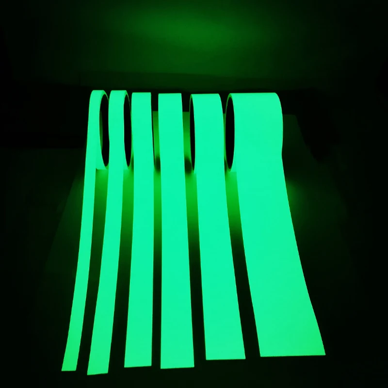 Luminous Tape Self-adhesive Sticker Safety Warning Glow In The Dark Home DecorationTapes Night Stage Fluorescent Emergency Tapes