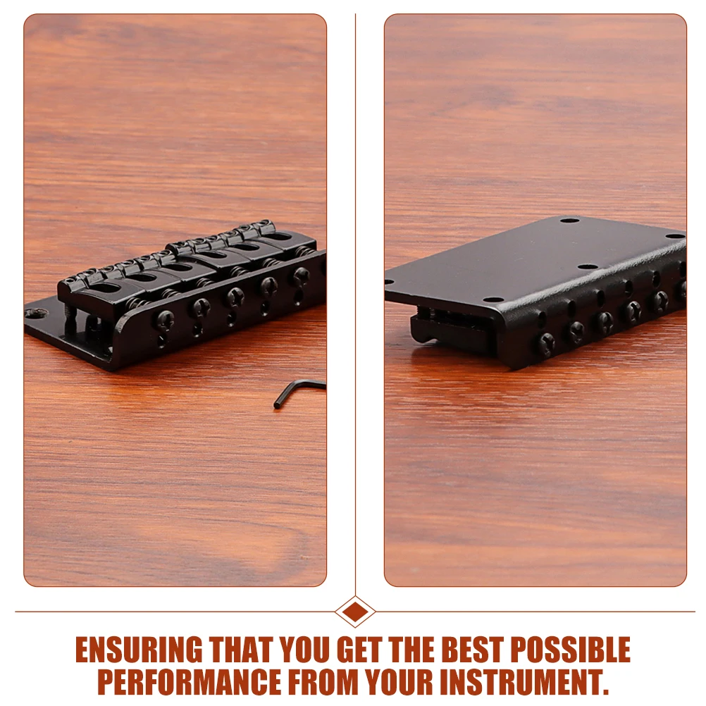 

1Set Guitar Bridge Solid Metal Durable Acoustic Classical Bridge Replacement Electric Guitar Saddle Repair Kit